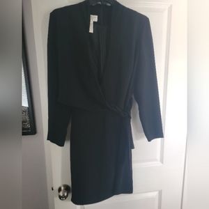 Jones New York Elegant Black Wrap Dress